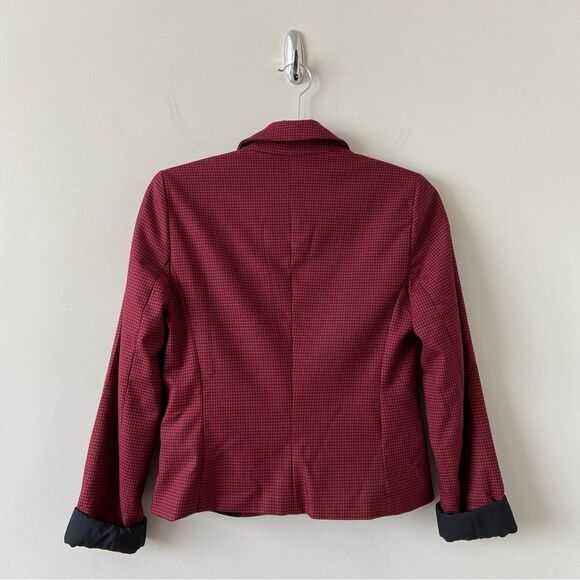 Dynamite-micro plaid Cropped Blazer - Picture 2 of 11